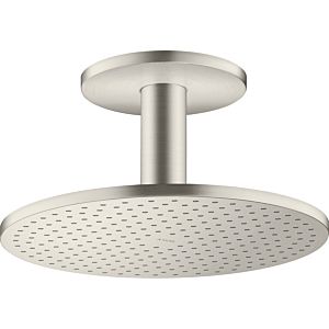 hansgrohe Axor overhead shower 35301800 with ceiling connection, stainless steel optic