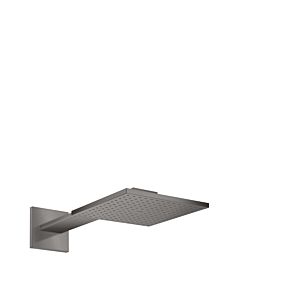 hansgrohe Axor overhead shower 35310340 with shower arm, brushed black chrome
