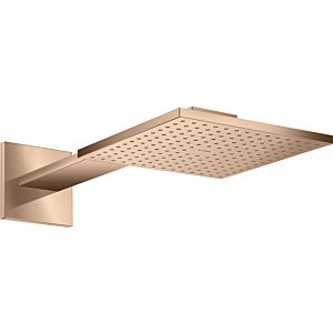 hansgrohe Axor overhead shower 35310300 with shower arm, polished red gold