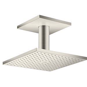 hansgrohe Axor overhead shower 35308800 with ceiling connection, stainless steel optic