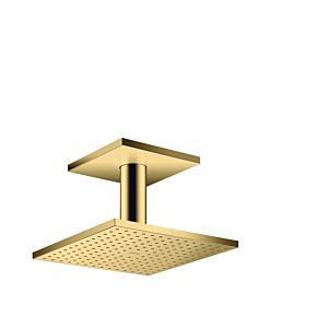 hansgrohe Axor douche de tête 35308990 avec raccordement au plafond, aspect or poli