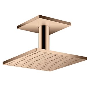 hansgrohe Axor Kopfbrause 35312300 mit Deckenanschluss, polished red gold