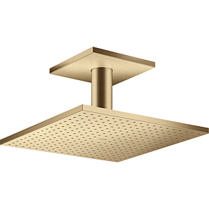 hansgrohe Axor overhead shower 35320140 with ceiling connection, brushed bronze