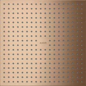 hansgrohe Axor overhead shower 35321310 ceiling, concealed installation, brushed red gold