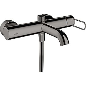 hansgrohe Axor Uno bath mixer 38421330 exposed, projection 203mm, with loop handle, polished black chrome
