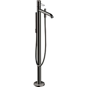 hansgrohe Axor Uno trim set 38442330 bath mixer, floor-standing, with loop handle, polished black chrome