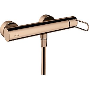 hansgrohe Axor Uno mitigeur de douche 38621300 apparent, avec poignée en arc, or rouge poli
