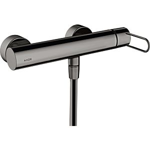 hansgrohe Axor Uno mitigeur de douche 38621330 apparent, avec poignée en arc, chrome noir poli