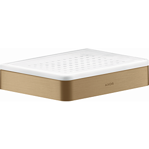 hansgrohe Axor Seifenschale 42803140 Keramikeinsatz, brushed bronze