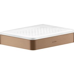 hansgrohe Axor Seifenschale 42803310 Keramikeinsatz, brushed red gold