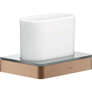 hansgrohe Axor Zahnglas 42834310 Glas, Wandmontage, brushed red gold