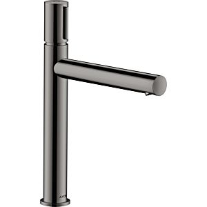 hansgrohe Axor Uno Waschtischarmatur 45013330 Ausladung 198mm, unverschließbare Ablaufgarnitur, polished black chrome