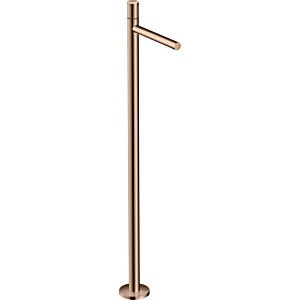 hansgrohe Axor Uno trim set 45037300 wash basin mixer, floor-standing, with zero handle, without waste set, polished red gold