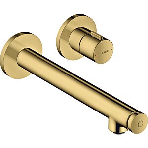 hansgrohe Axor Uno set de finition 45113990 mitigeur lavabo encastré , avec saillie 221mm, optique or poli