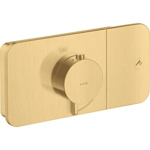 hansgrohe Axor One trim kit 45711250 concealed thermostat module, 1 outlet, brushed gold optic