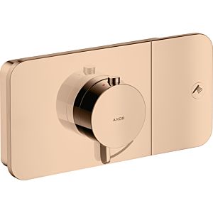hansgrohe Axor One set de montage final 45711300 module thermostatique encastré, 1 consommateur, or rouge poli
