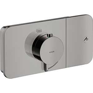 hansgrohe Axor One trim kit 45711330 concealed thermostat module, 1 outlet, polished black chrome