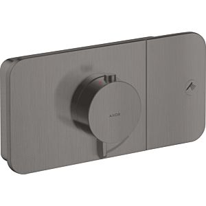 hansgrohe Axor One trim kit 45711340 concealed thermostat module, 1 outlet, brushed black chrome