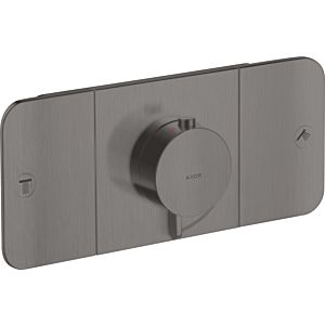 hansgrohe Axor One kit de montage final 45712340 module thermostatique encastré, 2 consommateurs, chrome noir brossé