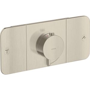hansgrohe Axor One Fertigmontageset 45712820 Unterputz-Thermostatmodul, 2 Verbraucher, brushed nickel