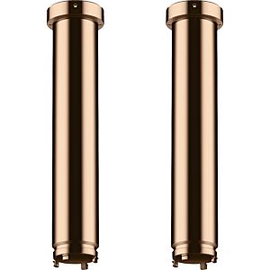 Kit d&#39;extension Hansgrohe AXOR ShowerSolutions 13603300 230 mm pour montage au plafond ShowerHeaven 1200/300 4jets, or rouge poli