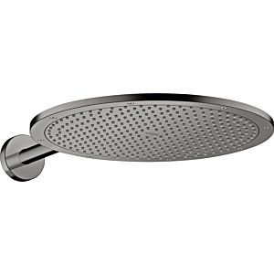 hansgrohe Axor douche de tête 26034330 avec bras de douche, montage mural, chrome noir poli