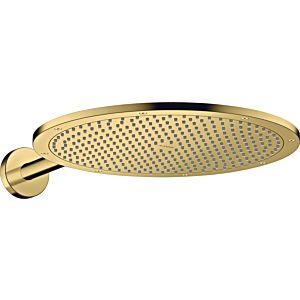 hansgrohe Axor Kopfbrause 26034990 mit Brausearm, Wandmontage, polished gold optic
