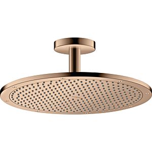 hansgrohe Axor Kopfbrause 26035300 mit Deckenanschluss, polished red gold