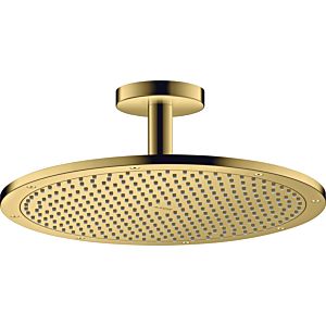 hansgrohe Axor overhead shower 26035990 with ceiling connection, polished gold optic
