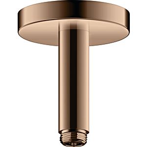 hansgrohe Axor ceiling connector 26432300 100mm, round, polished red gold
