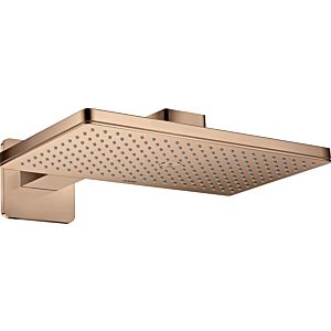 hansgrohe Axor Kopfbrause 35274300 mit Brausearm, Rosette, polished red gold