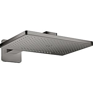 hansgrohe douche de tête Axor 35275330 avec bras de douche, rosace, chrome noir poli
