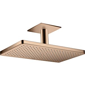 hansgrohe Axor overhead shower 35277300 with ceiling connection, polished red gold