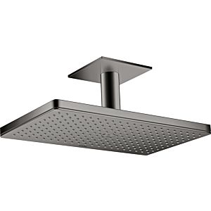 hansgrohe Axor overhead shower 35277330 with ceiling connection, polished black chrome
