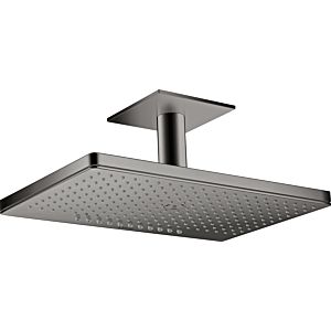 hansgrohe Axor overhead shower 35279330 with ceiling connection, polished black chrome