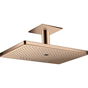 hansgrohe Axor overhead shower 35281300 with ceiling connection, polished red gold