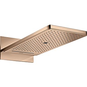 hansgrohe Axor overhead shower 35283300 concealed wall installation, polished red gold