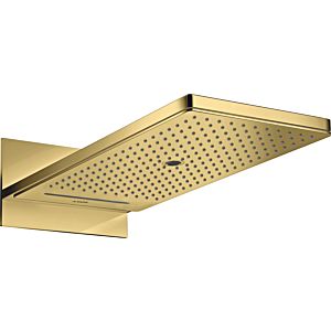 hansgrohe Axor overhead shower 35283990 concealed wall installation, polished gold optic