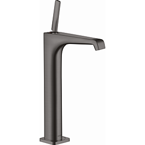 hansgrohe Axor Citterio E Waschtischarmatur 36104340 Ausladung 163mm, mit Pin-Griff, unverschließbare Ablaufgarnitur, brushed black chrome