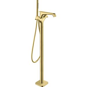 Hansgrohe Axor Citterio E bath tap 36416950, floor-standing bath thermostat, 190mm projection, brushed brass