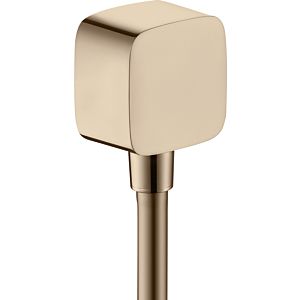 hansgrohe Axor hose connection 36731300 with backflow preventer, polished red gold