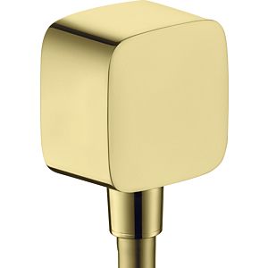 hansgrohe Axor Schlauchanschluss 36731990 mit Rückflussverhinderer, polished gold optic