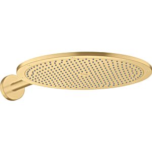 hansgrohe Axor overhead shower 26034250 with shower arm, wall mounting, brushed gold optic