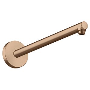 hansgrohe Axor bras de douche 26431310 390mm, montage mural, or rouge brossé