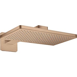 hansgrohe Axor Kopfbrause 35274310 mit Brausearm, Rosette, brushed red gold