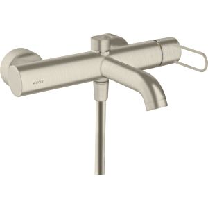 Axor Uno Wannenarmatur 38421820 Brushed Nickel, Aufputz, mit Bügelgriff