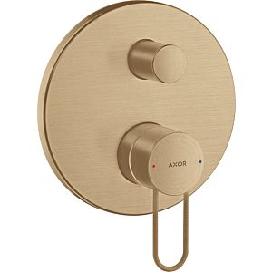 hansgrohe Axor Uno trim kit 38428140 concealed bath mixer, with loop handle, with integrated safety combination, brushed bronze