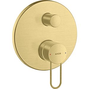 hansgrohe Axor Uno trim kit 38428950 concealed bath mixer, with loop handle, with integrated safety combination, brushed brass