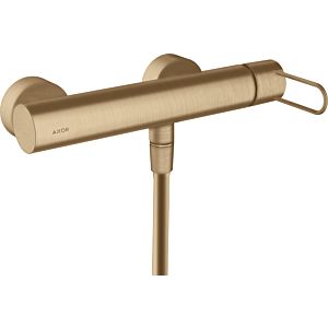 hansgrohe Axor Uno mitigeur de douche 38621140 apparent, avec poignée en arc, bronze brossé
