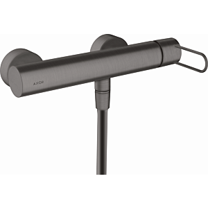hansgrohe Axor Uno mitigeur de douche 38621340 apparent, avec poignée en arc, chrome noir brossé